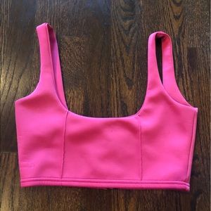 Pink PLT crop top